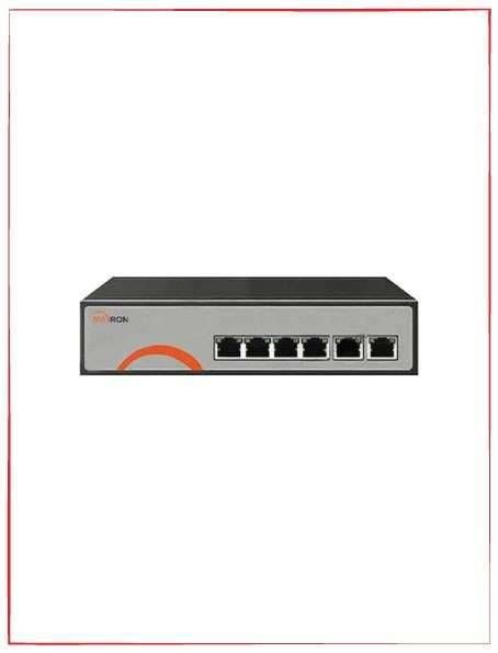 سوئیچ 4 پورت POE MAXRON MSW-3004FPB-2FL-65I