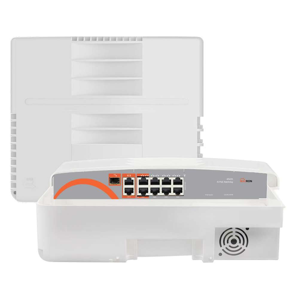 سوئیچ ۸ پورت POE MAXRON MSW-3108GFP-2GL-120I/ODN
